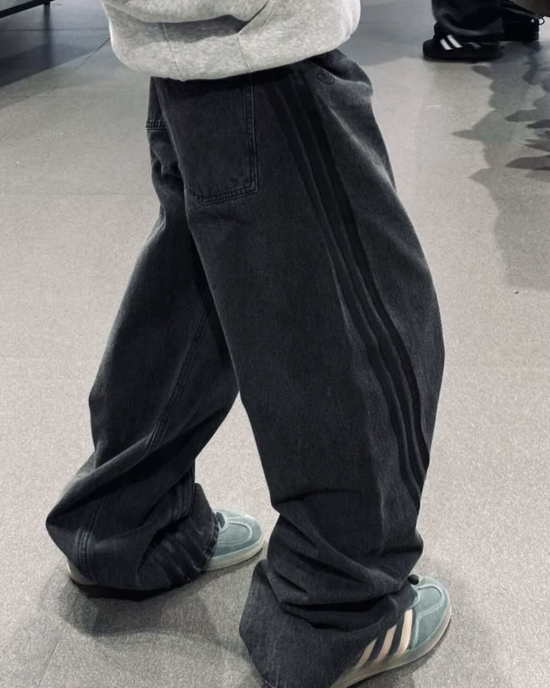 Adidas Adilenium Season 3 丹寧 牛仔 長褲 黑