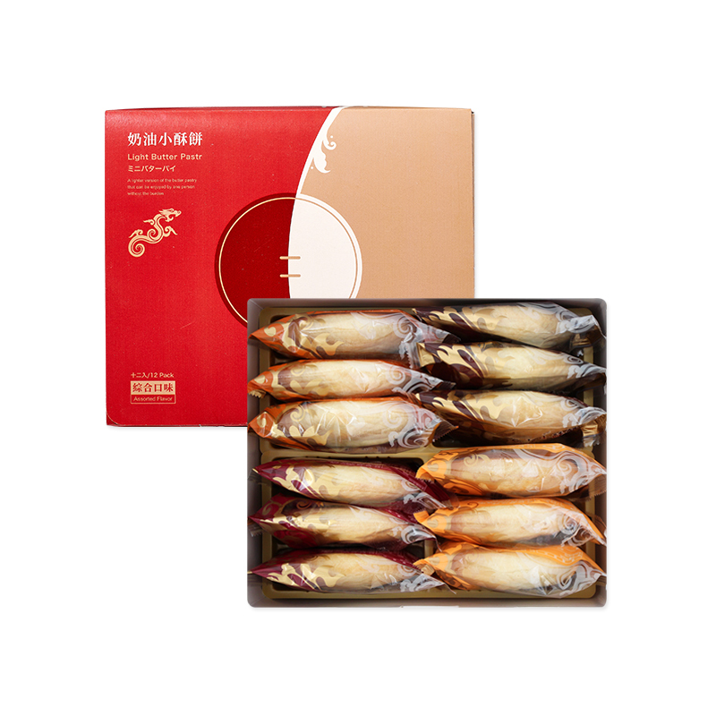 裕珍馨-奶油小酥餅綜合12入(盒)