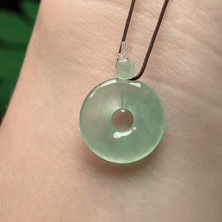 923362 翡翠冰種晴底甜甜圈 (15.2mm直徑)