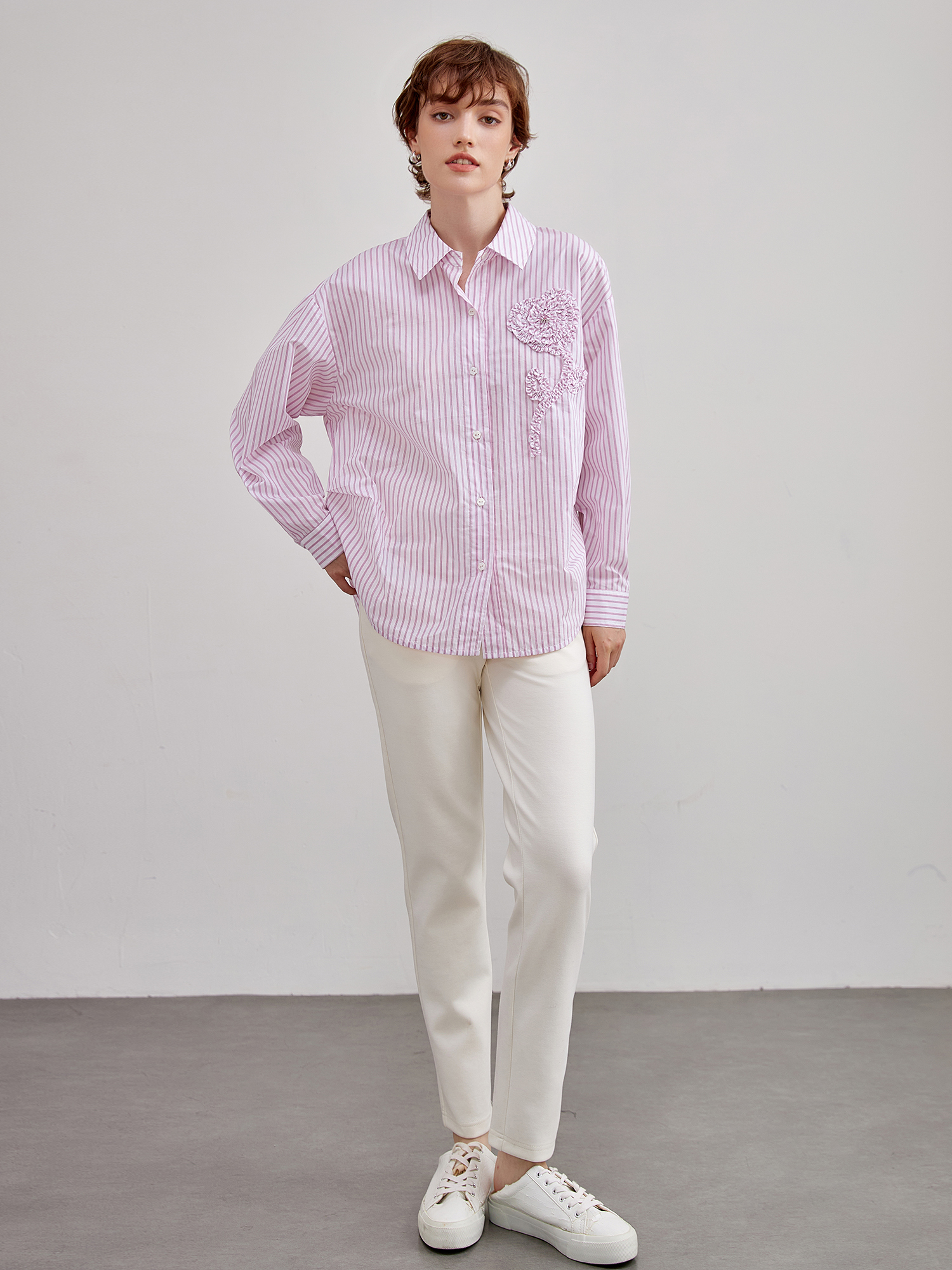 mi-tu 修腳休閒九分褲