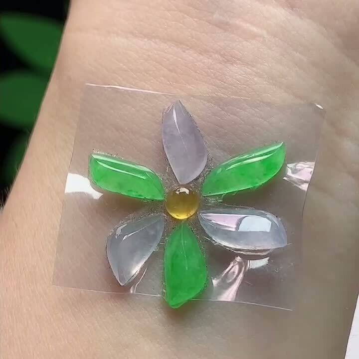 923366 翡翠三彩小精品