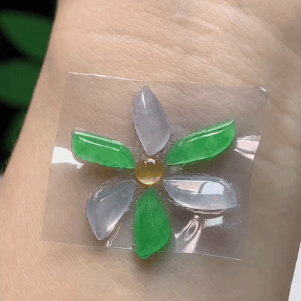 923366 翡翠三彩小精品