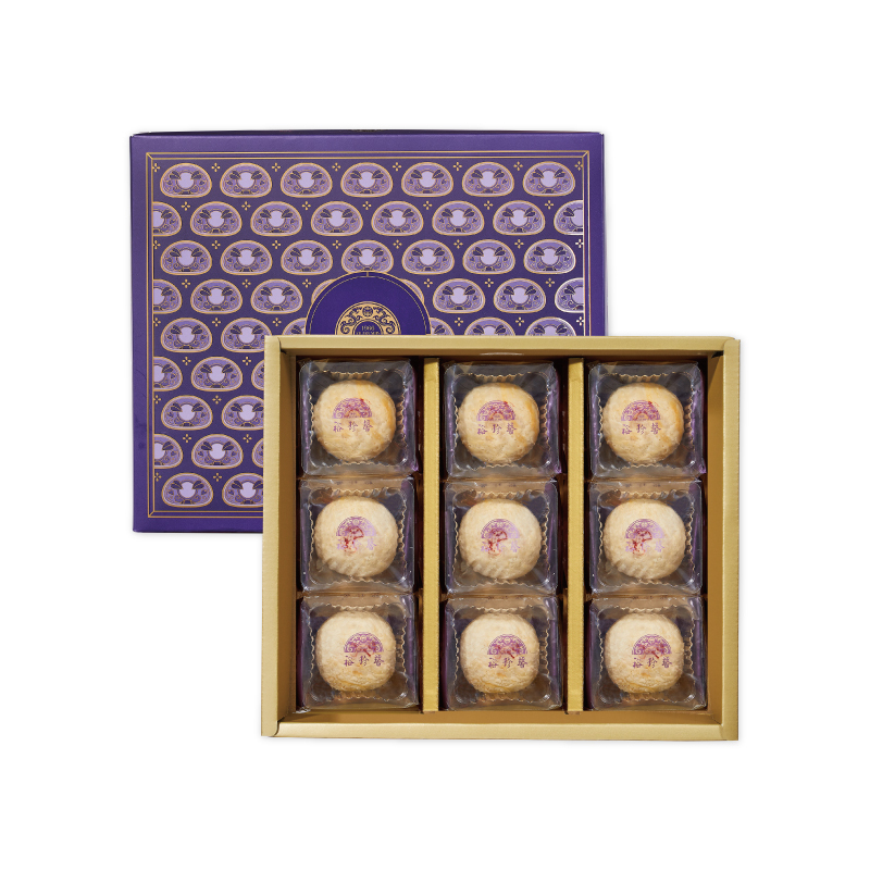 裕珍馨-紫玉酥-流沙禮盒9入(盒)