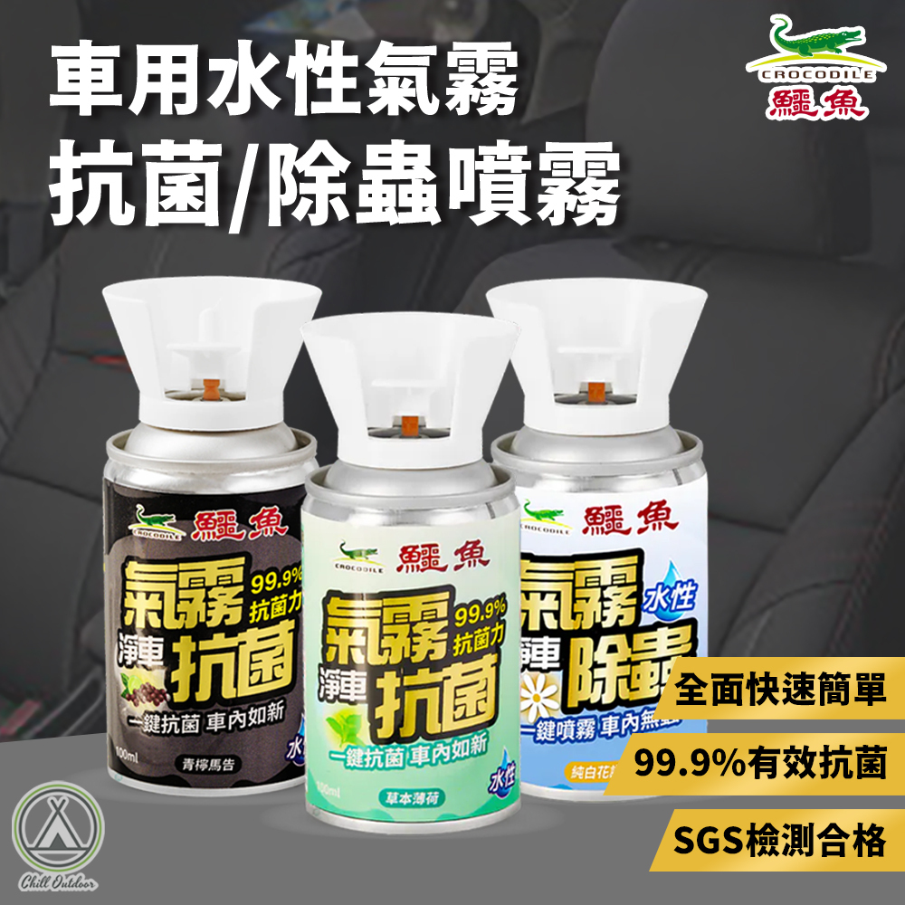 鱷魚車用水性氣霧抗菌噴霧－(抗菌/除蟲)