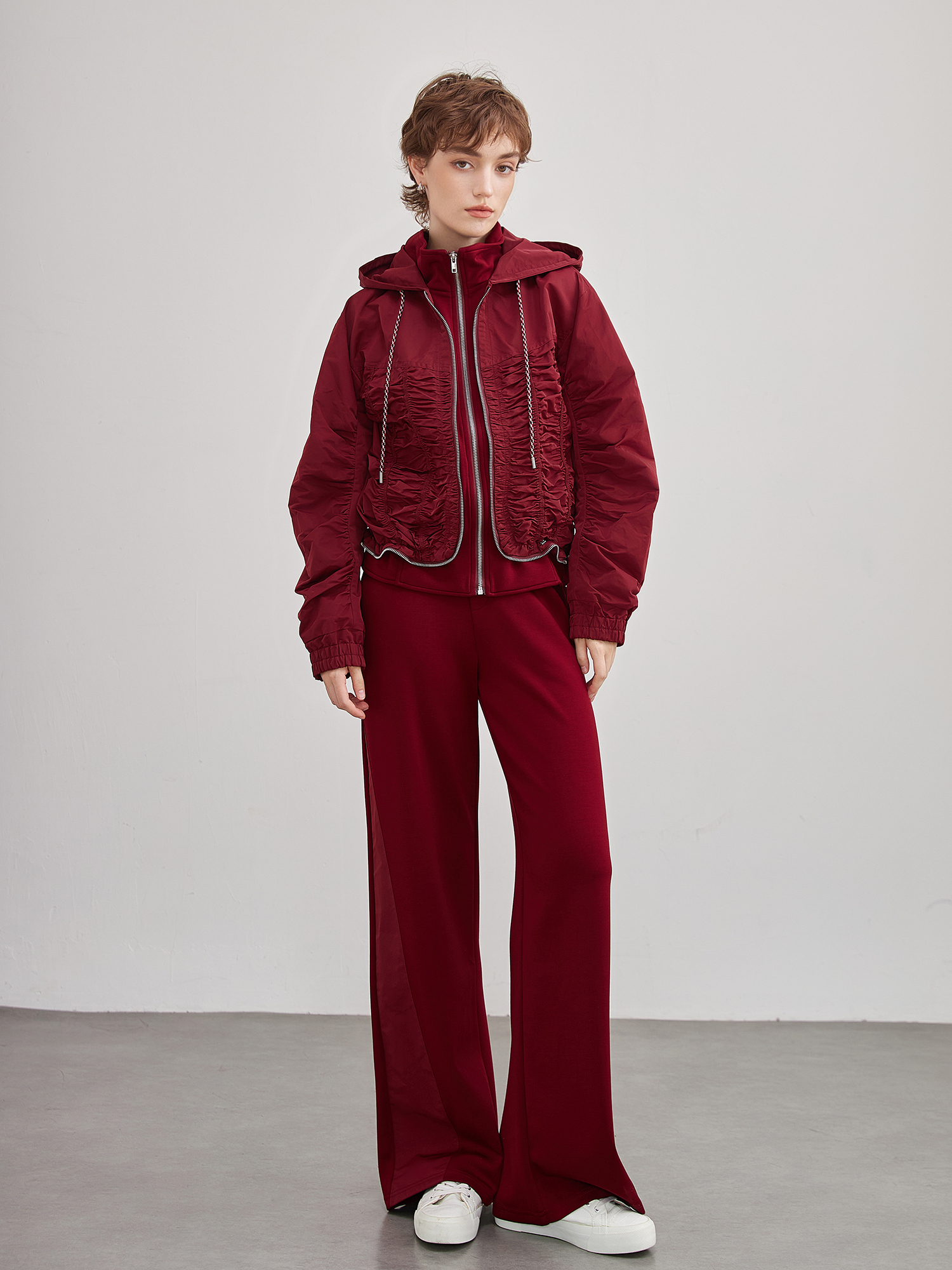 mi-tu 休閒闊腿褲