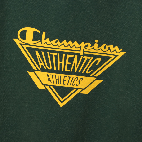 男款- ACTION STYLE 寬版刺繡印花連帽衛衣-綠色（C3-C107-570）