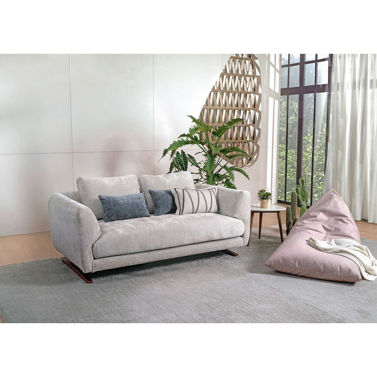 Evita 布藝沙發大二人座〔SF9588〕