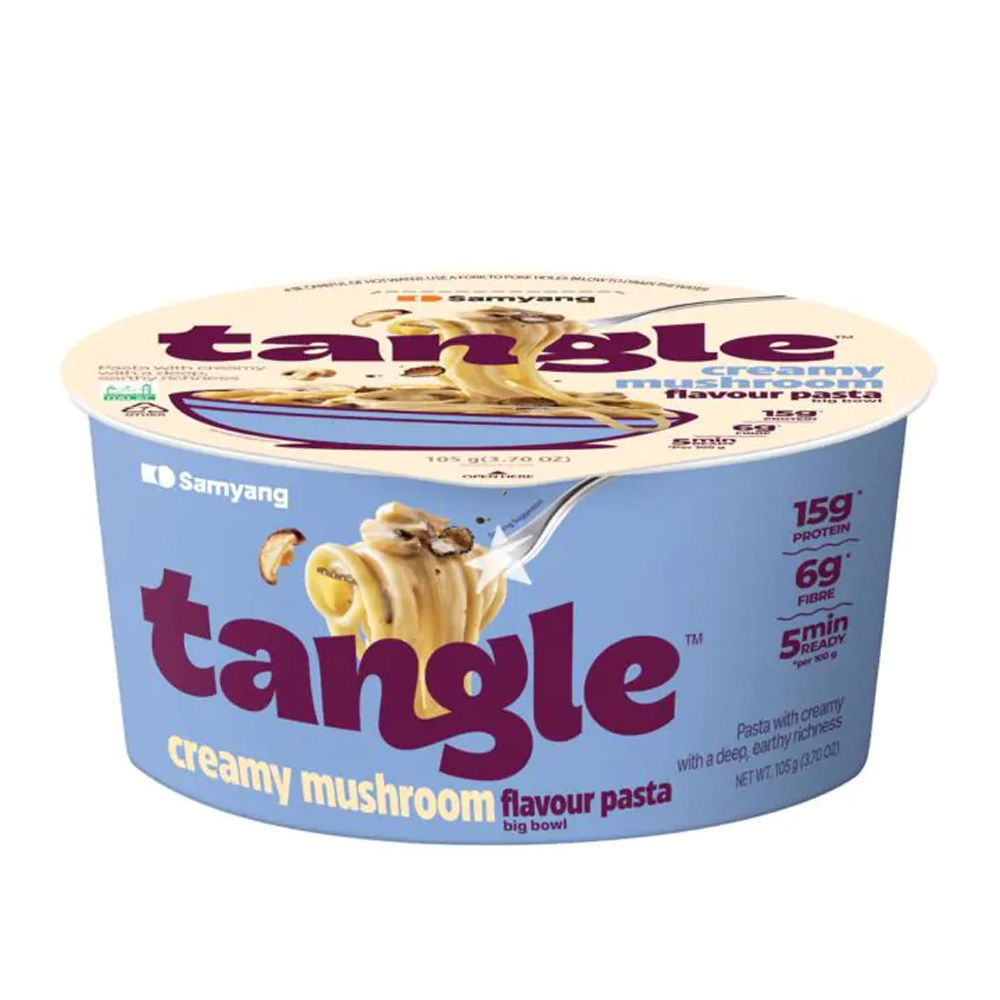 三養 - Tangle 忌廉蘑菇意粉(碗裝)105g- SAM37