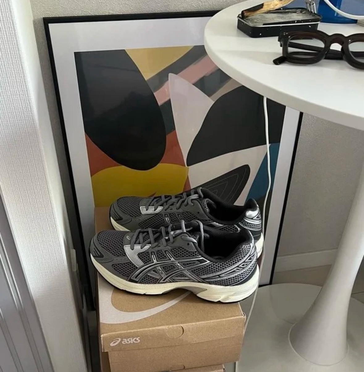 ASICS 慢跑鞋 GEL-1130 深灰銀 復古 運動鞋 男 1201A256026