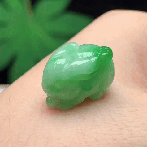 923368 翡翠飄綠生肖兔