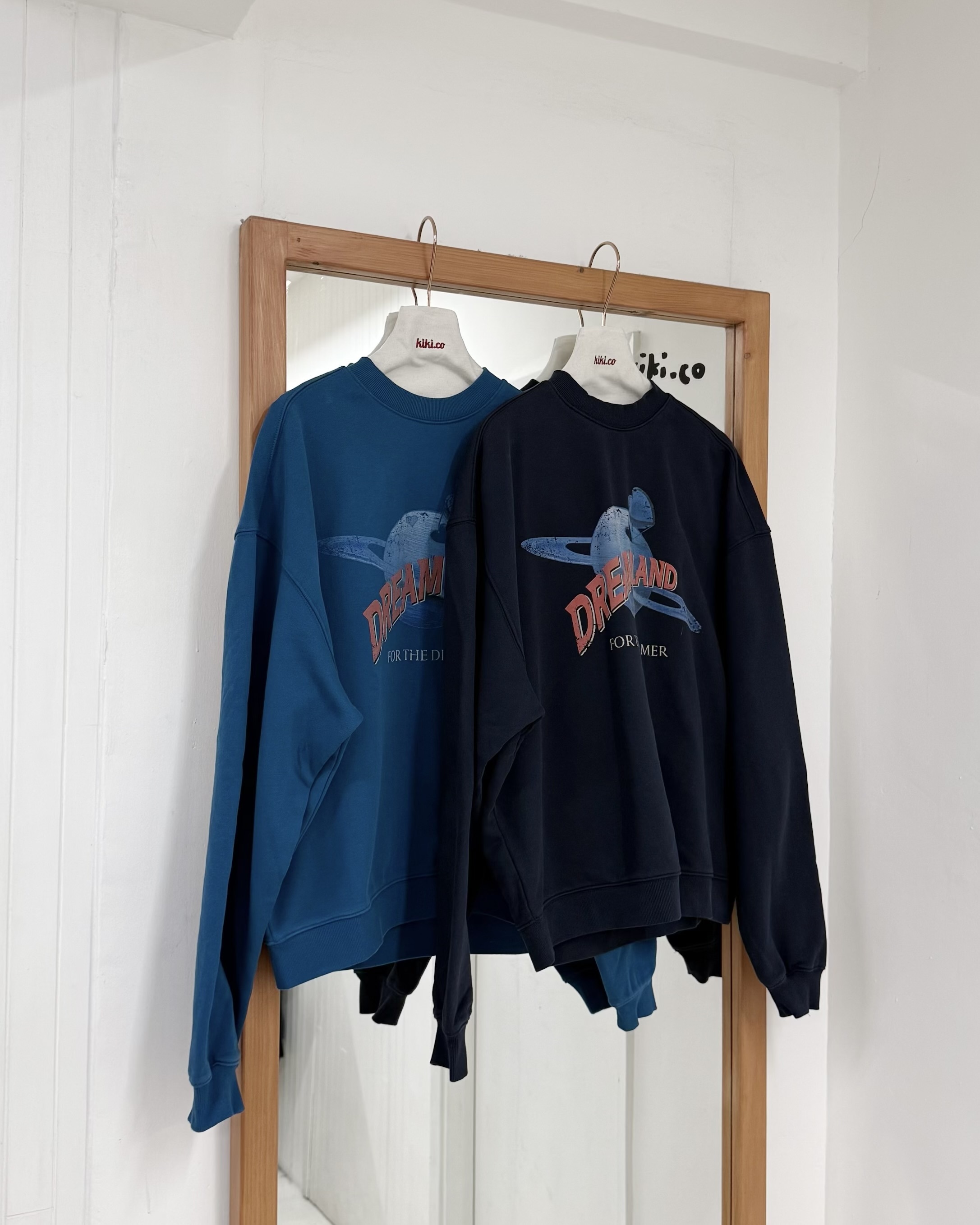 復古星球圖案衛衣