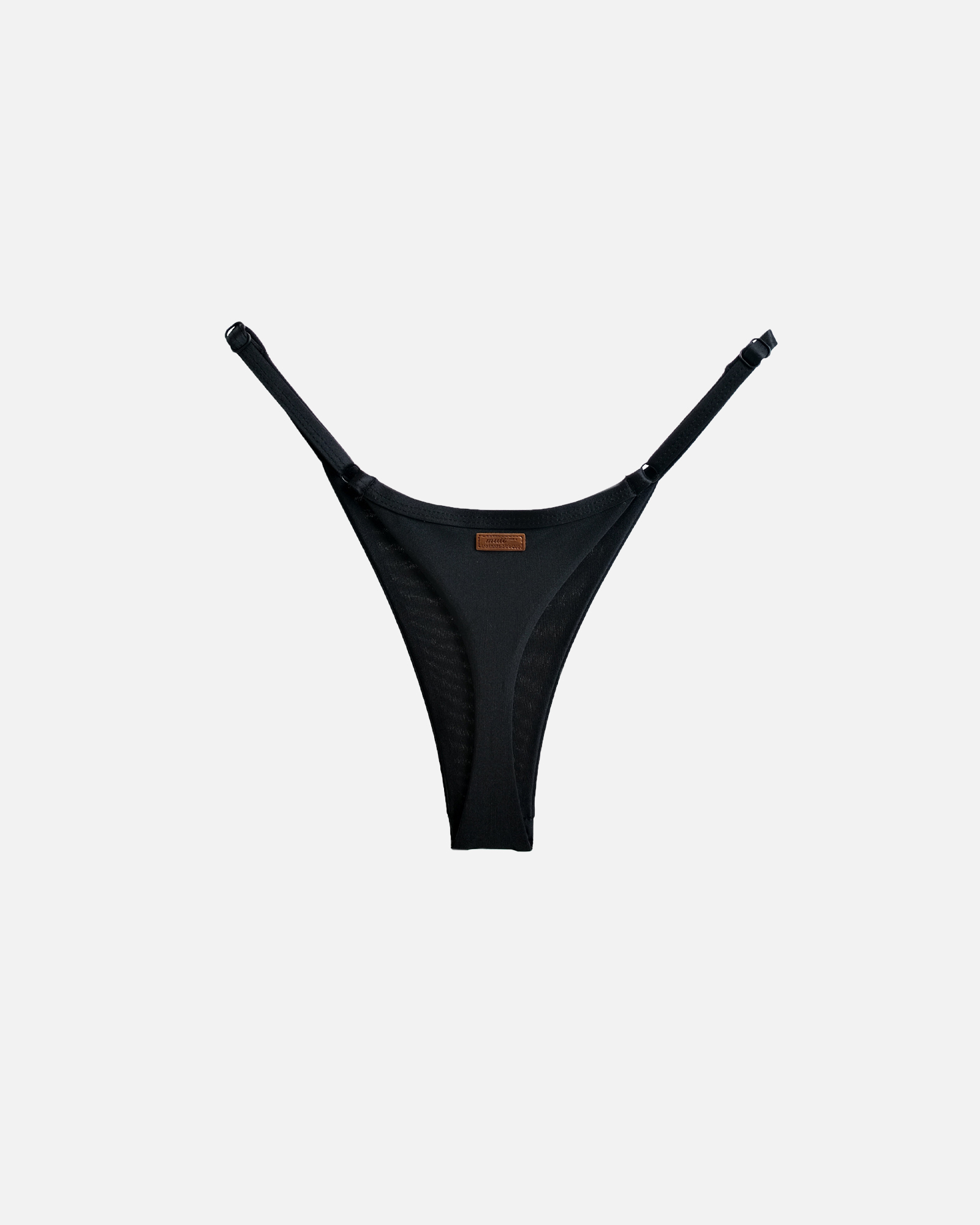 【魅惑素黑】SUNNY 極細日曬丁字泳褲