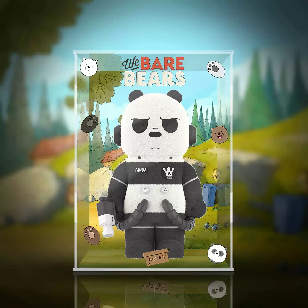 AOWOBOX] MEGA Space Molly We Bare Bears Panda d box