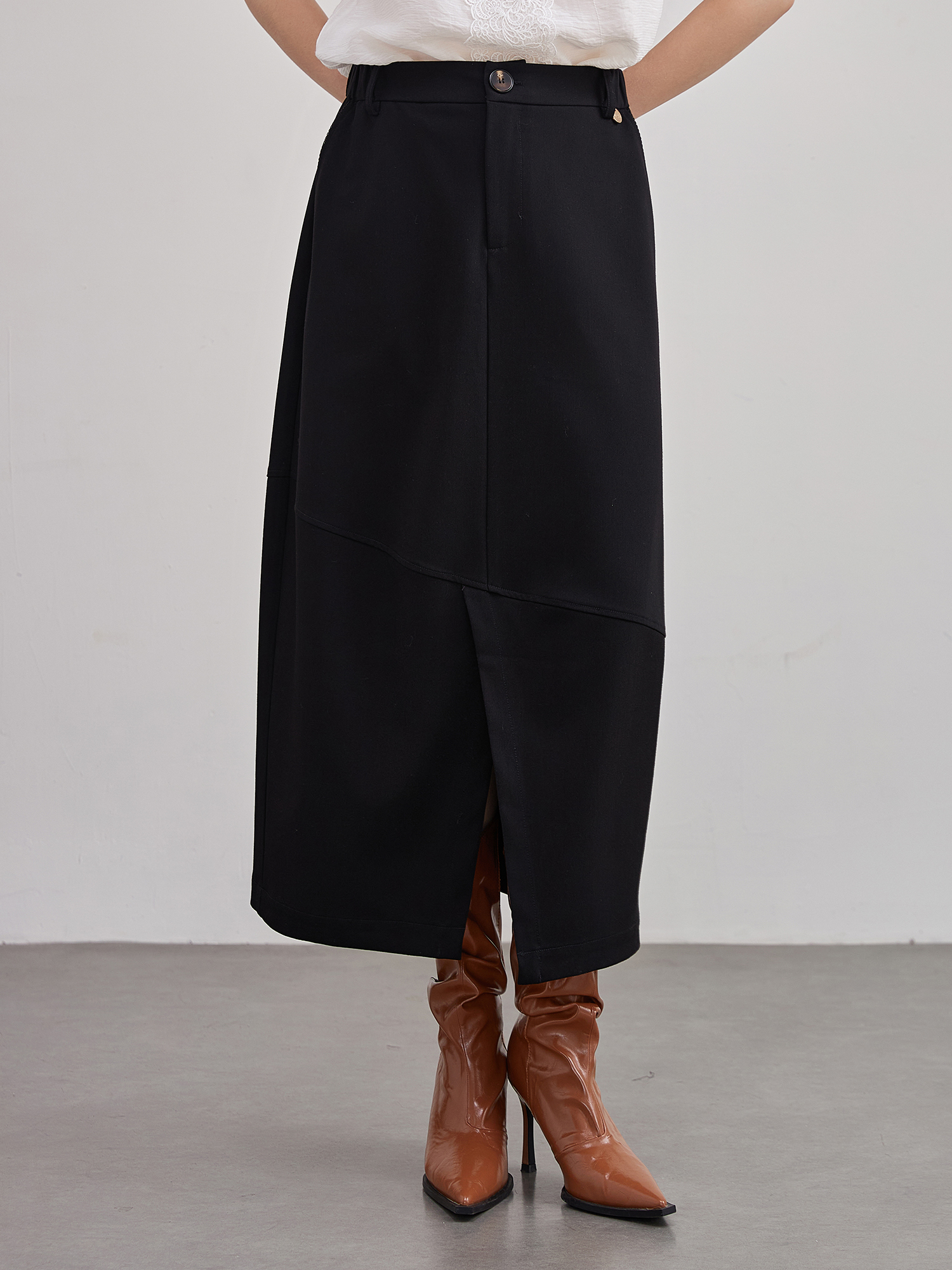 mi-tu 開叉半身裙