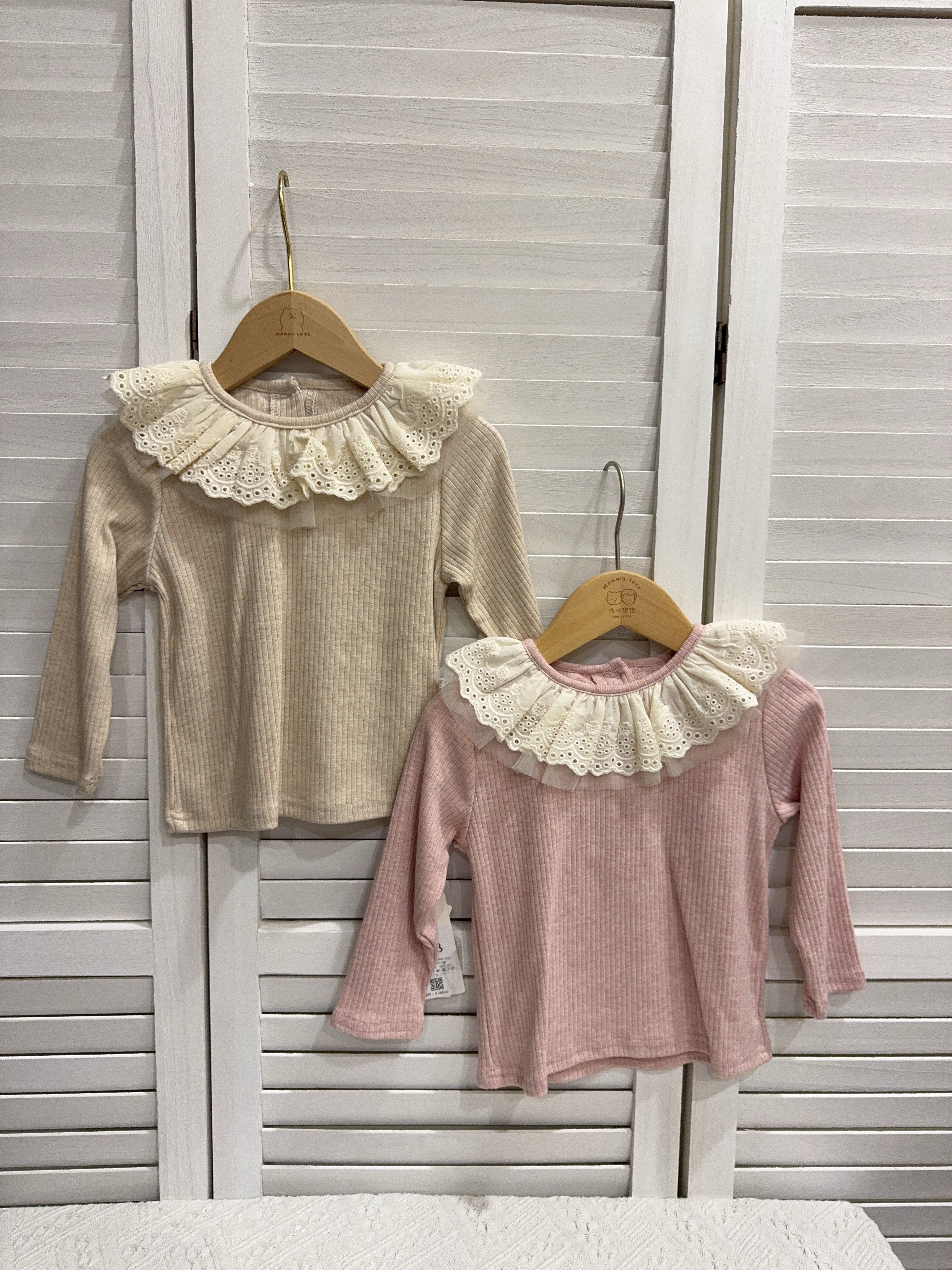 Q019大花領上衣c131