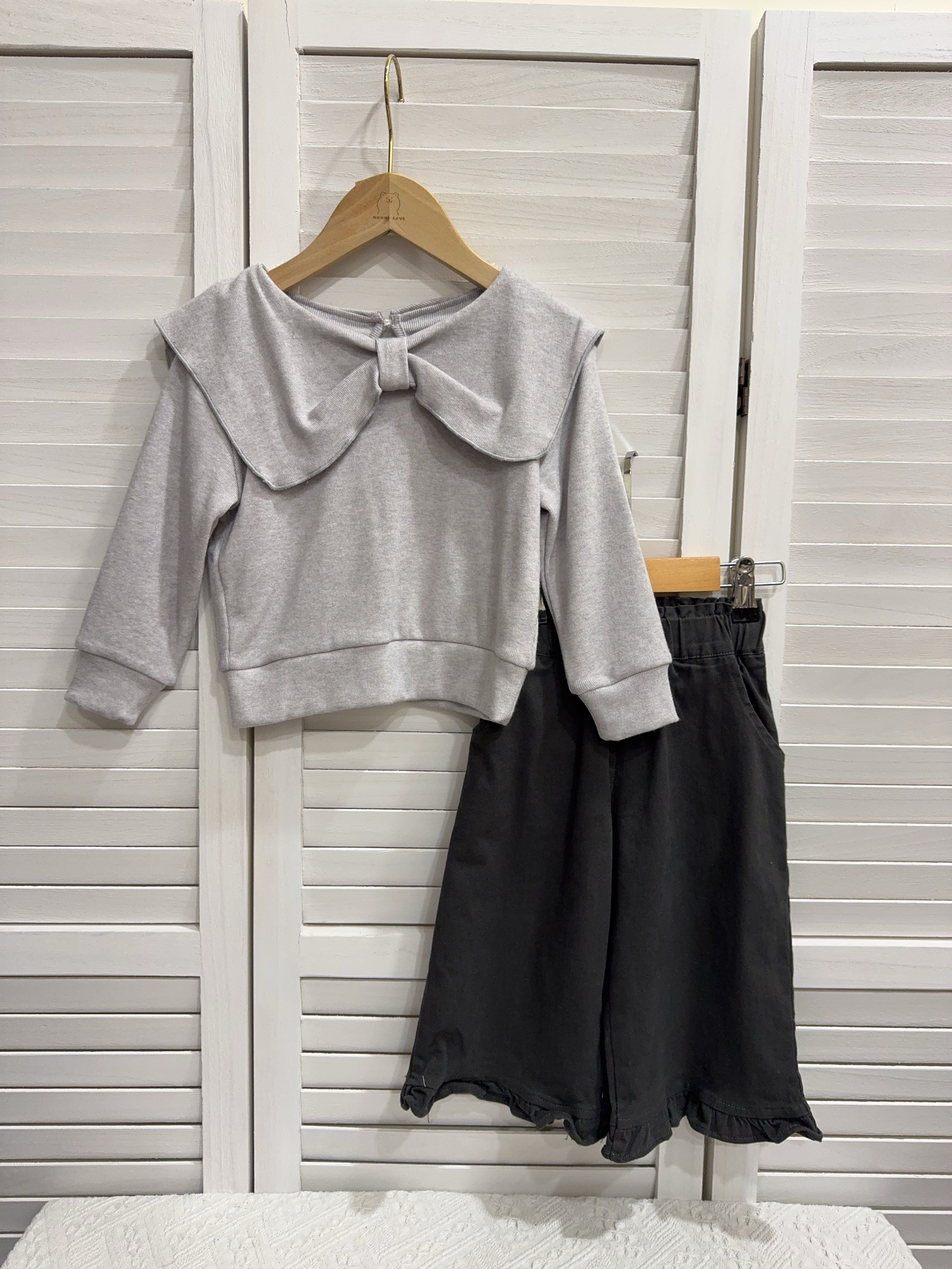 Q028大蝴蝶結上衣c130