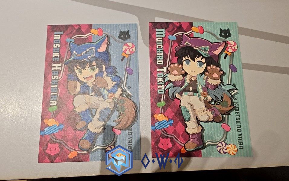 【OWN】鬼滅之刃 明信片 萬聖節限定 韓國限定 限量供應 鬼滅
