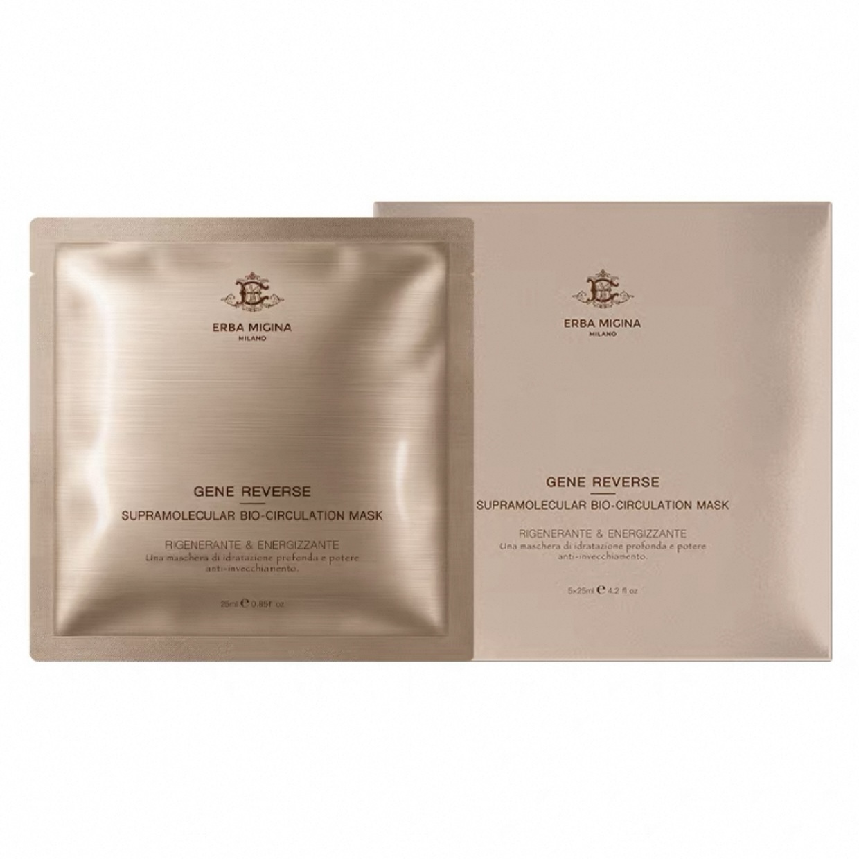 ERBA MIGINA 超分子再生循環面膜 5x25ml (意大利專櫃產品  3年有效期)