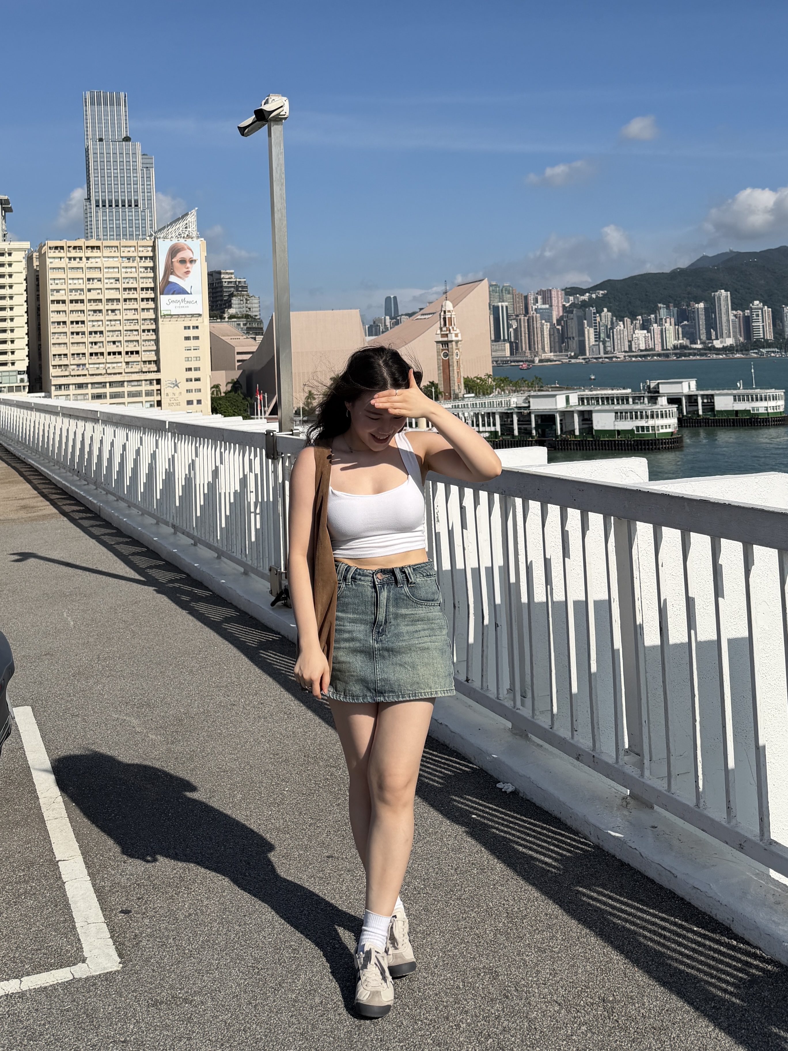 Vintage Denim Mini Skirt (with belt!)