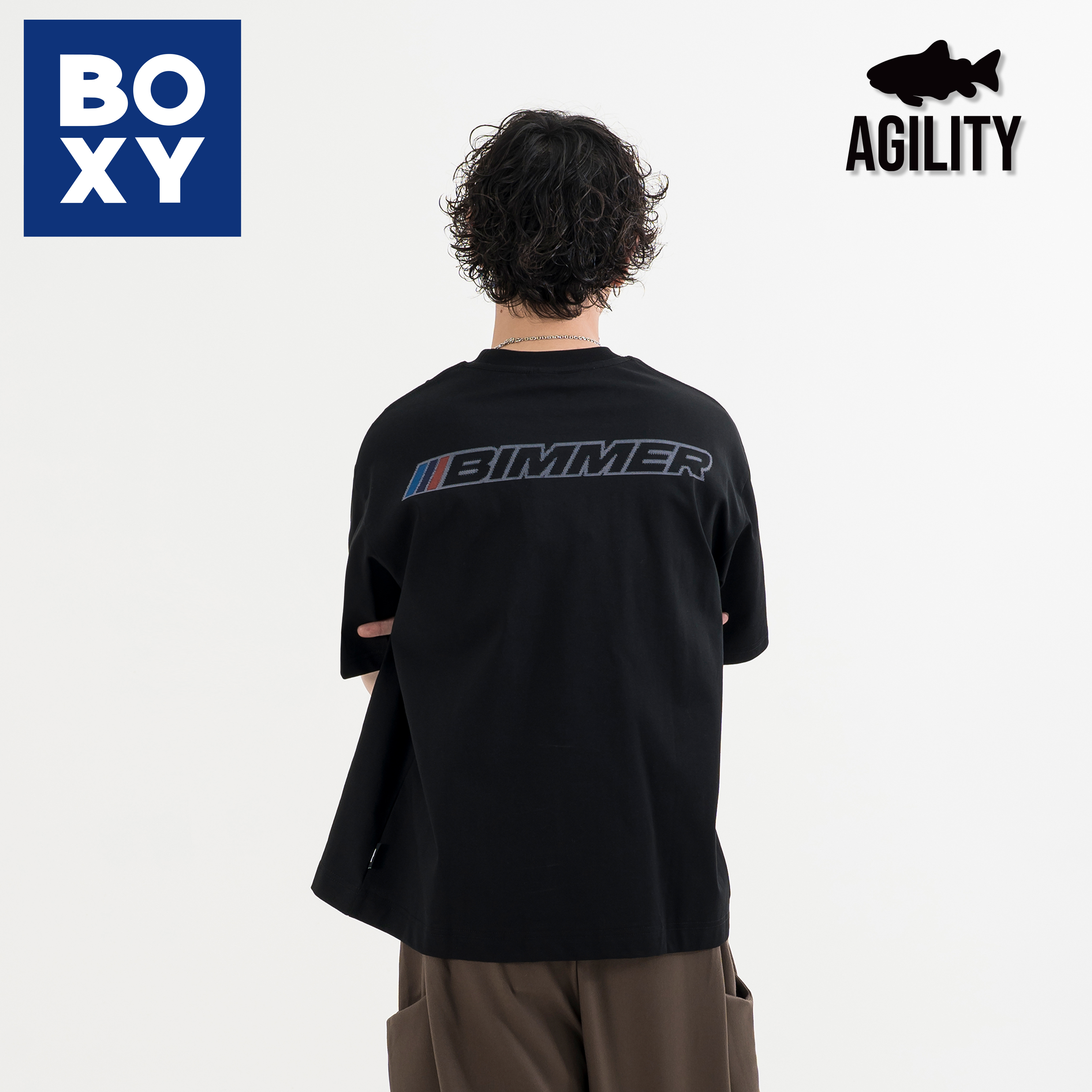 AGILITY Sorona® Boxy Tee / BIMMER 抗菌涼感 寬短版 短袖Tee [SR0-BM]
