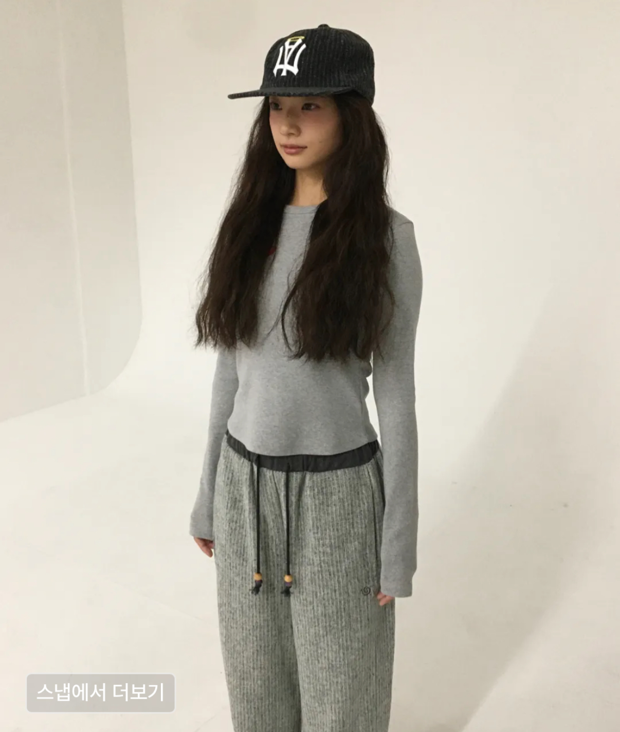 韓國🇰🇷連線 aeae AE Symbol Stripe Angel Wing Cap 直條紋 天使之翼 全封帽 翅膀帽 刺繡 黑灰色 (任買兩件711免運)/預購