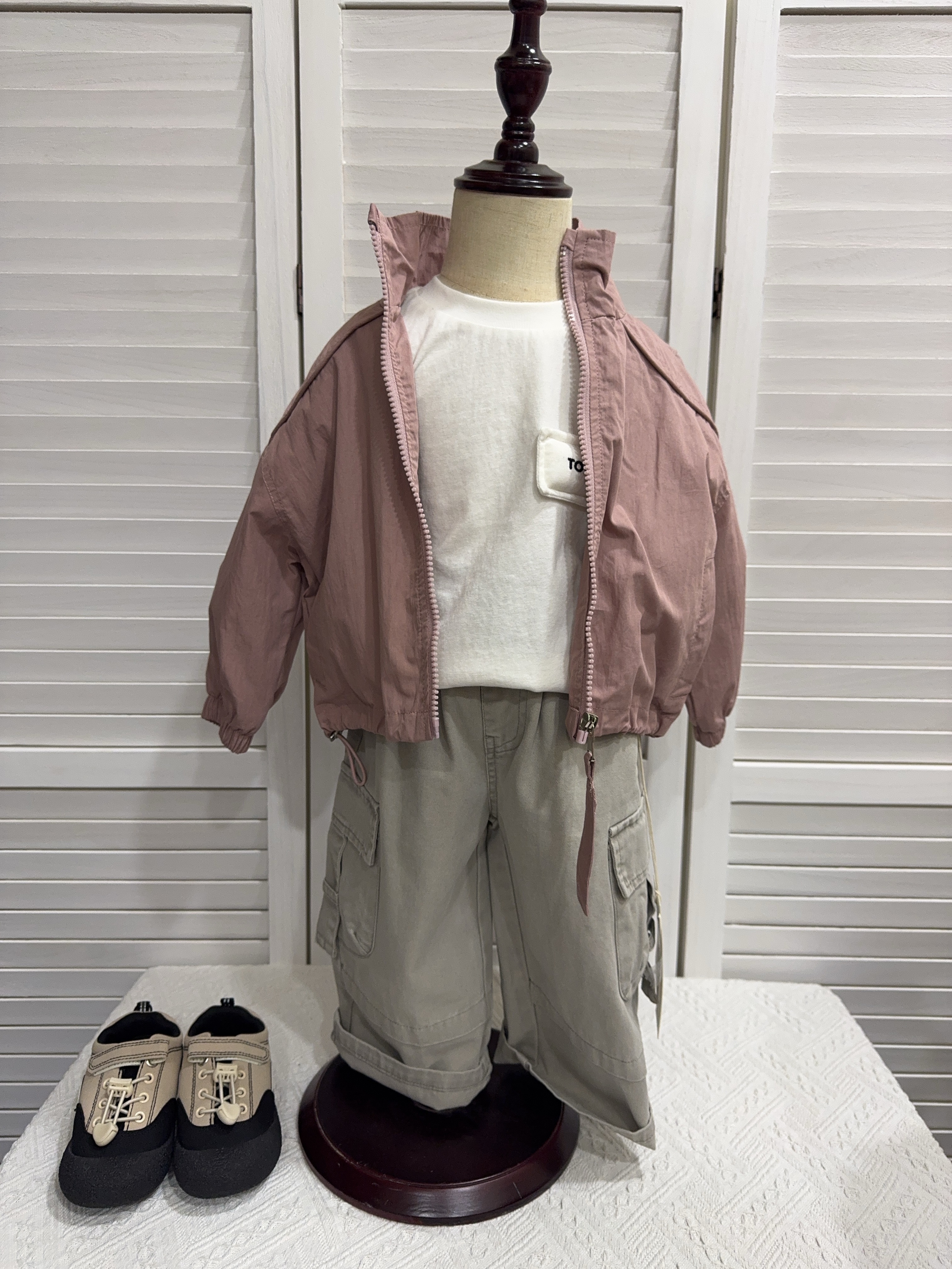 nh6059乾燥玫瑰粉外套c128