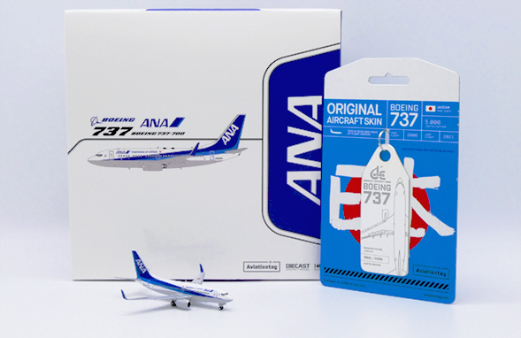 JC wings 1/400 全日空 波音737-700 JA02AN  附贈限量版航空蒙皮鑰匙圈