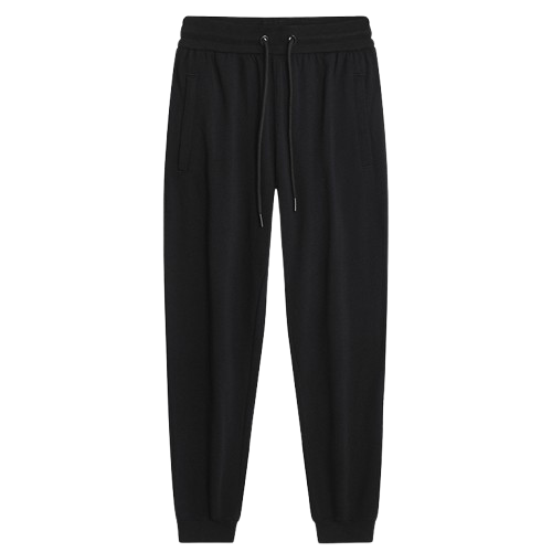 純棉休閒寬鬆束口長褲 PANTSBK001