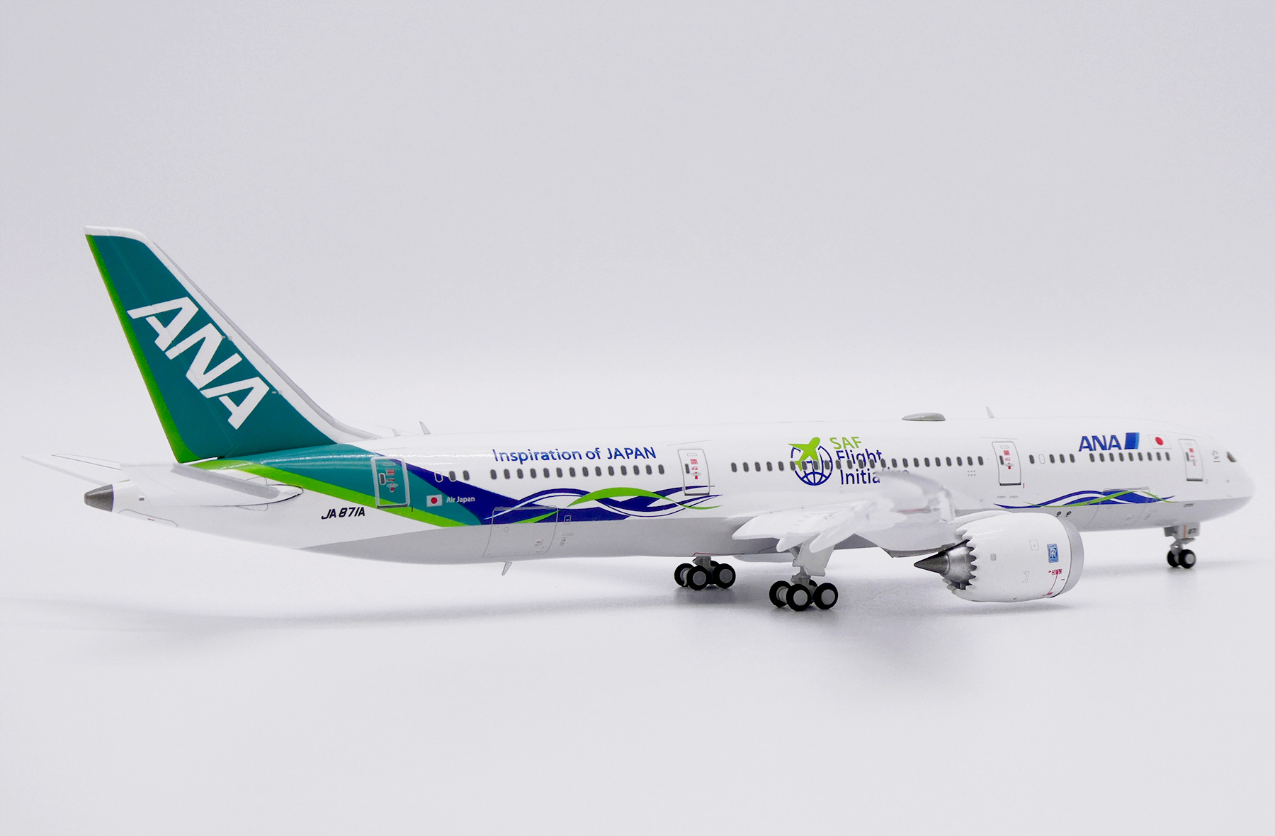 JC wings 1/400 ANA B787-9 夢幻客機ANA未來承諾襟翼放下JA871A