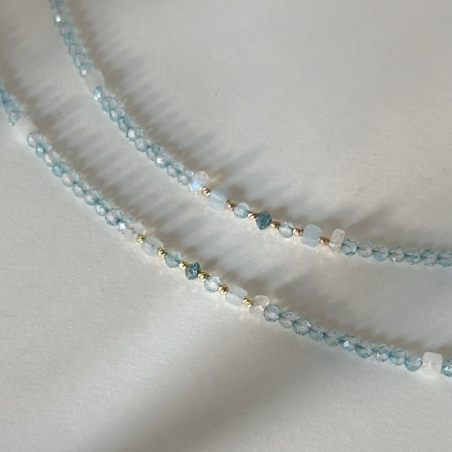 14K Blue Balance手工手環