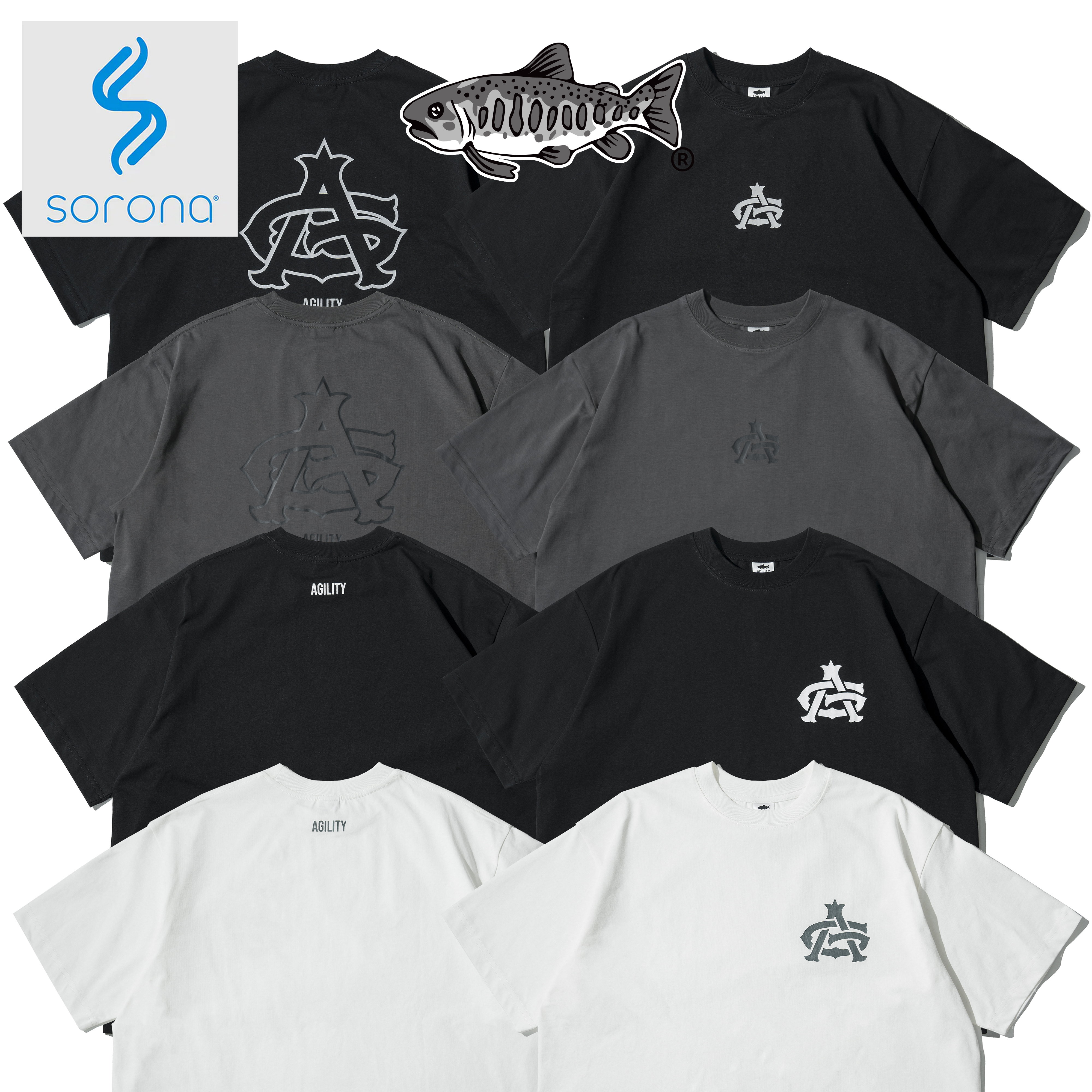 AGILITY Sorona® Boxy Tee / AG Club 抗菌涼感 寬短版 短袖Tee [SR0-AG]