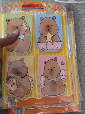 清货 卡皮巴拉笔记本（4本）