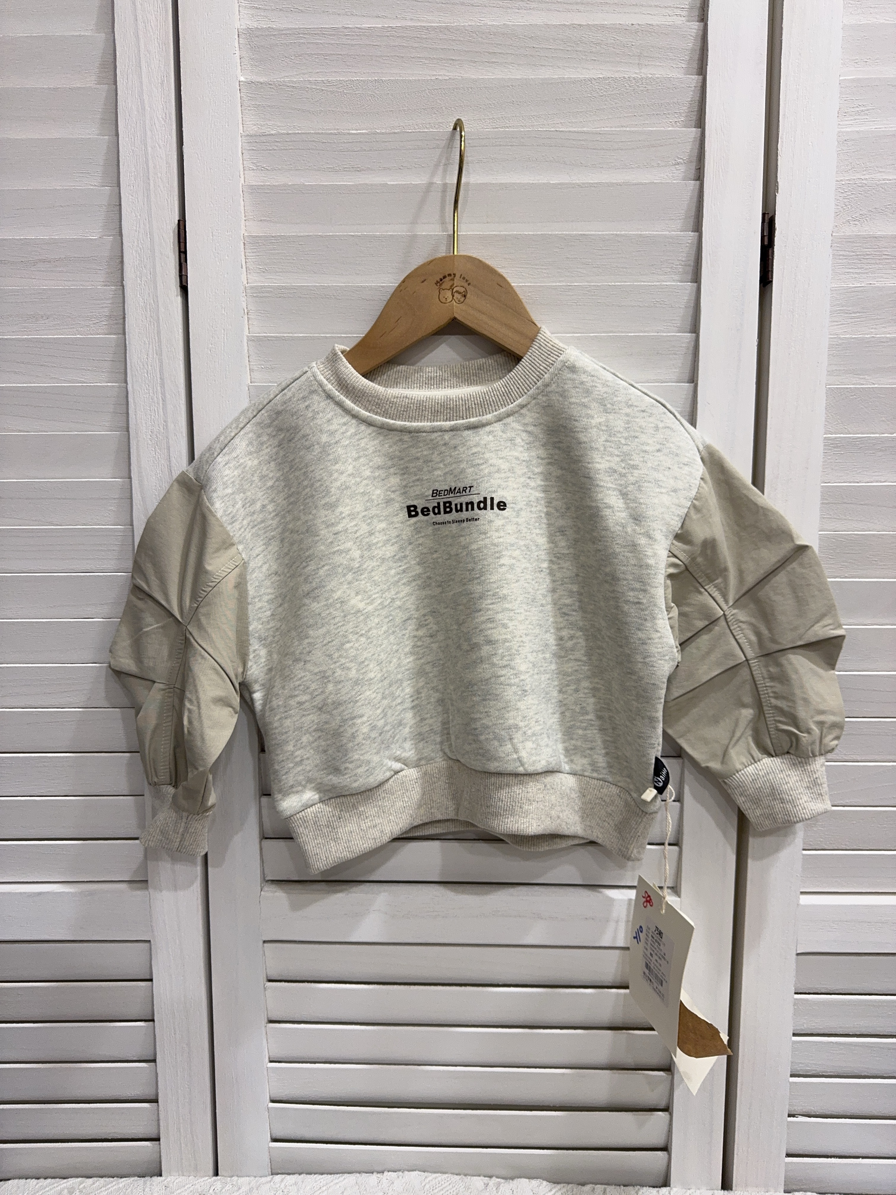 nh6703異材質拼接上衣c140