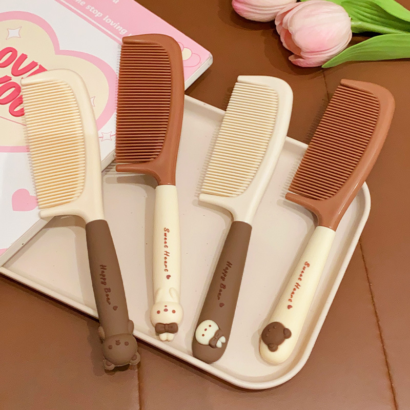 《2055》可愛小熊防靜電直梳子