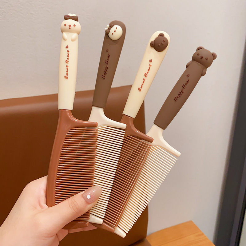 《2055》可愛小熊防靜電直梳子