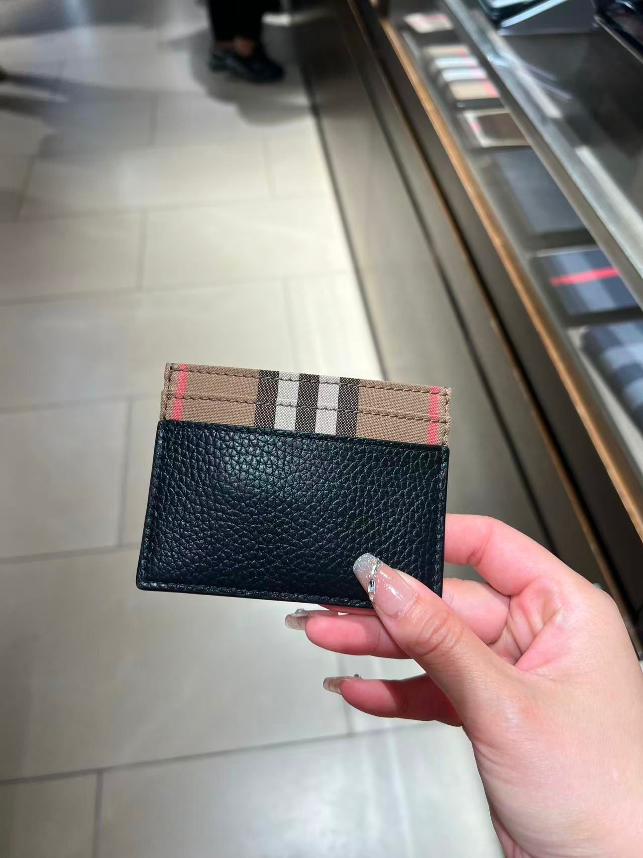 Outlet Burberry Card Holder