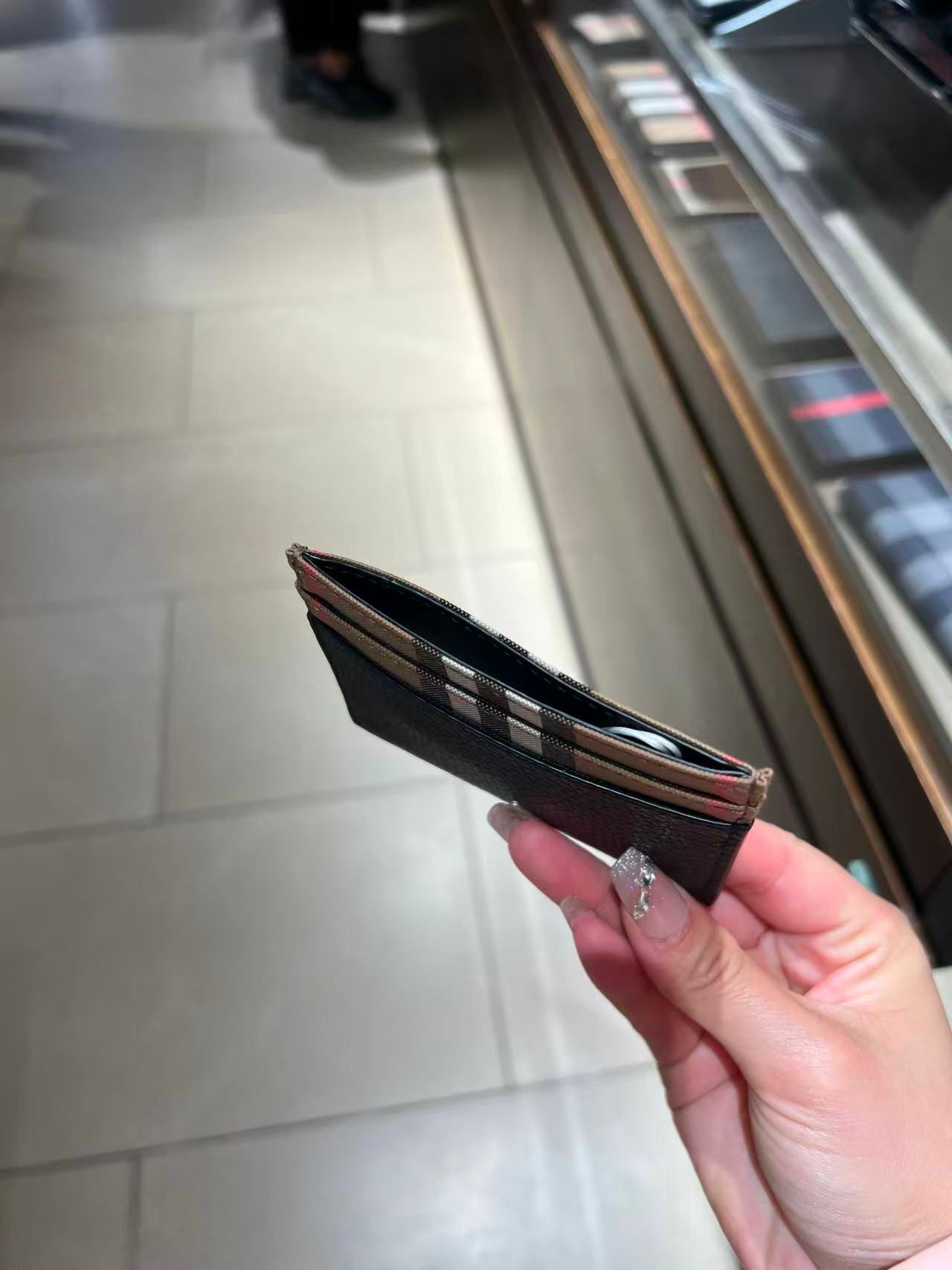 Outlet Burberry Card Holder
