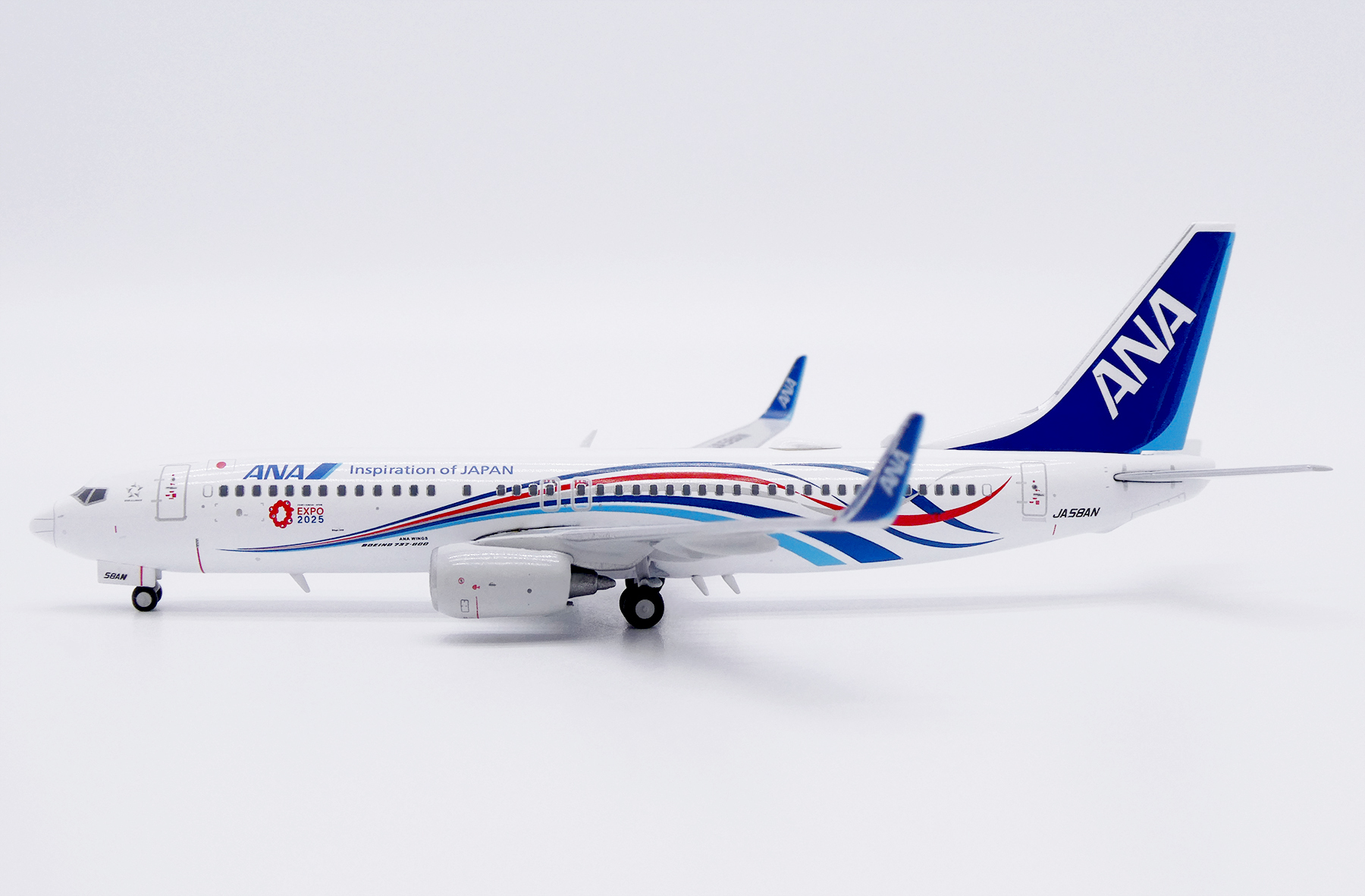 JC Wings ANA 全日空 B737-800 1:400 JA58AN JC wings 1/400 ANA 波音737-800 2025年世博會JA58AN