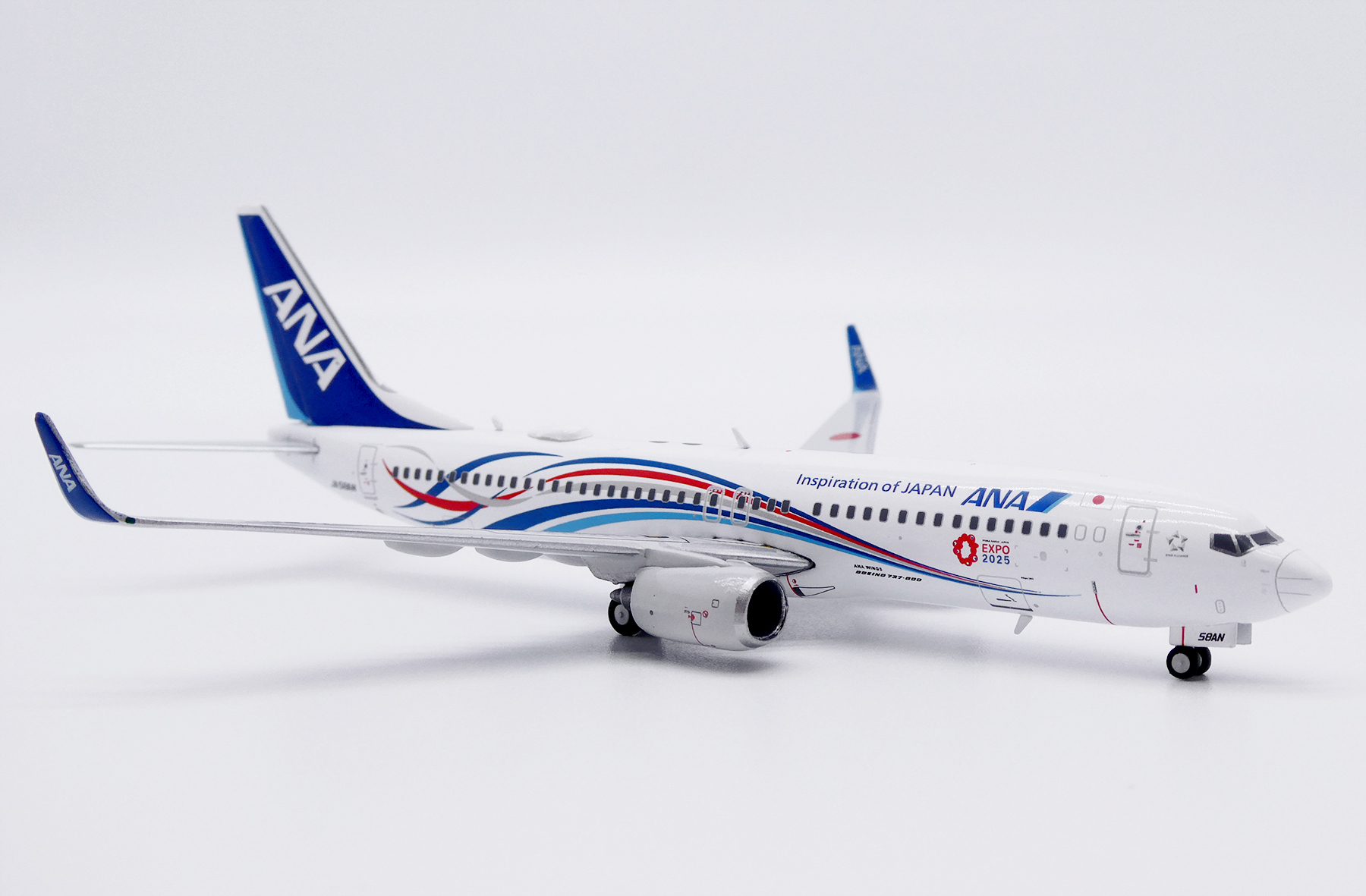 JC wings 1/400 ANA 波音737-800 2025年世博會JA58AN