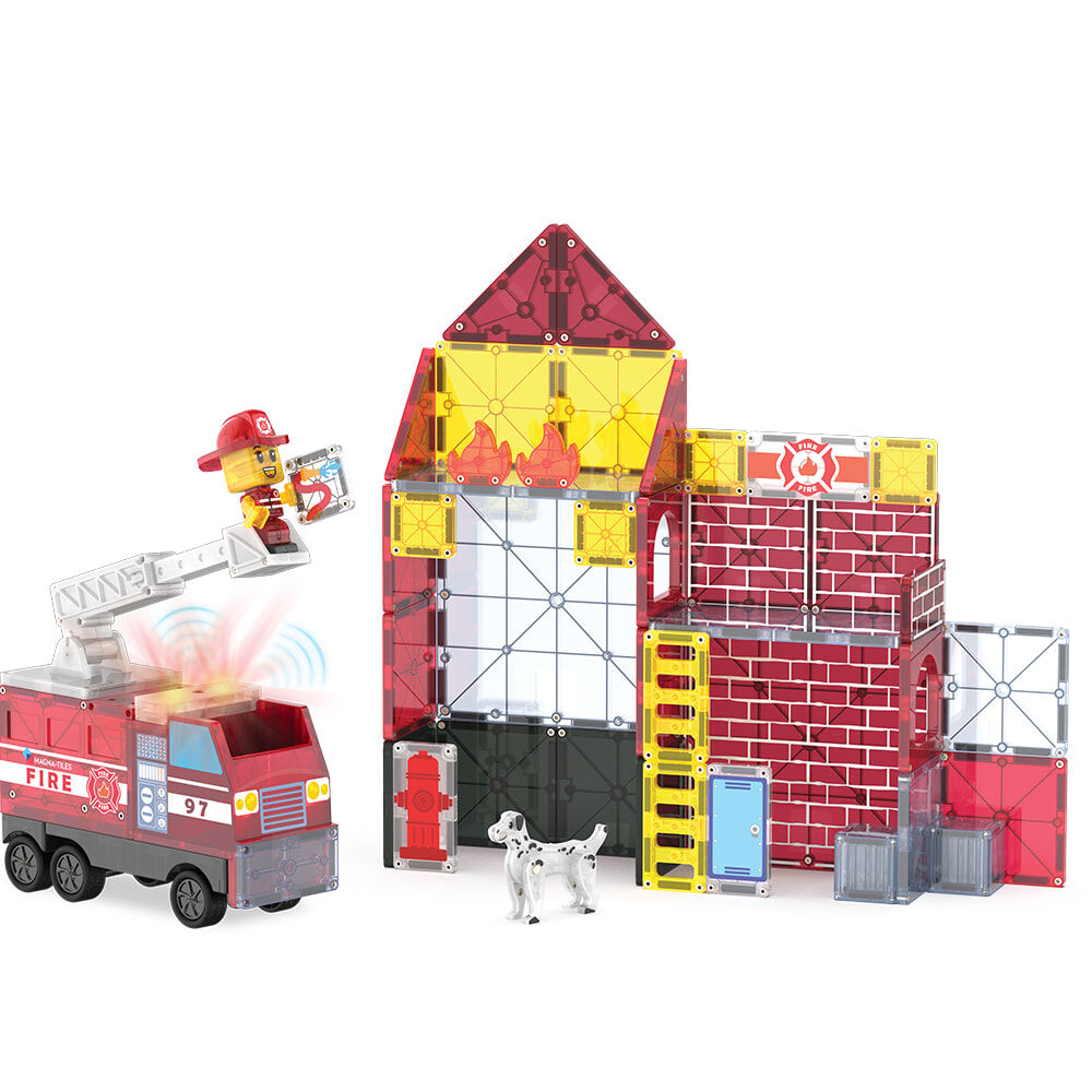 Magna-Tiles® Combo 磁力積木  - 50 片消防局