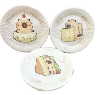 清货 卡皮巴拉纸盘