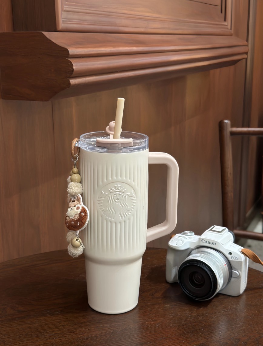 STARBUCKS 星巴克 小熊 栗子 冰壩杯（贈掛飾配件）
