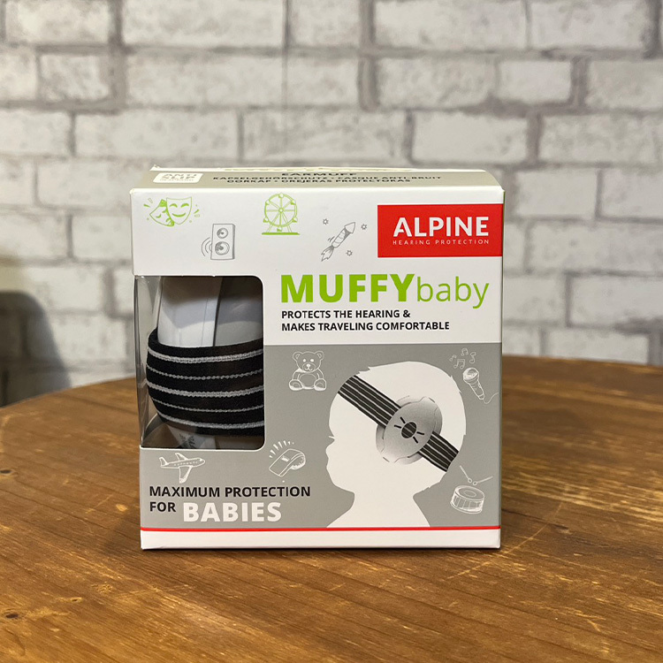 NG品 瑕疵品 ALPINE Muffy 寶寶耳罩 黑色款 隔音 保護耳朵 ALPINE-M-B 附收納袋