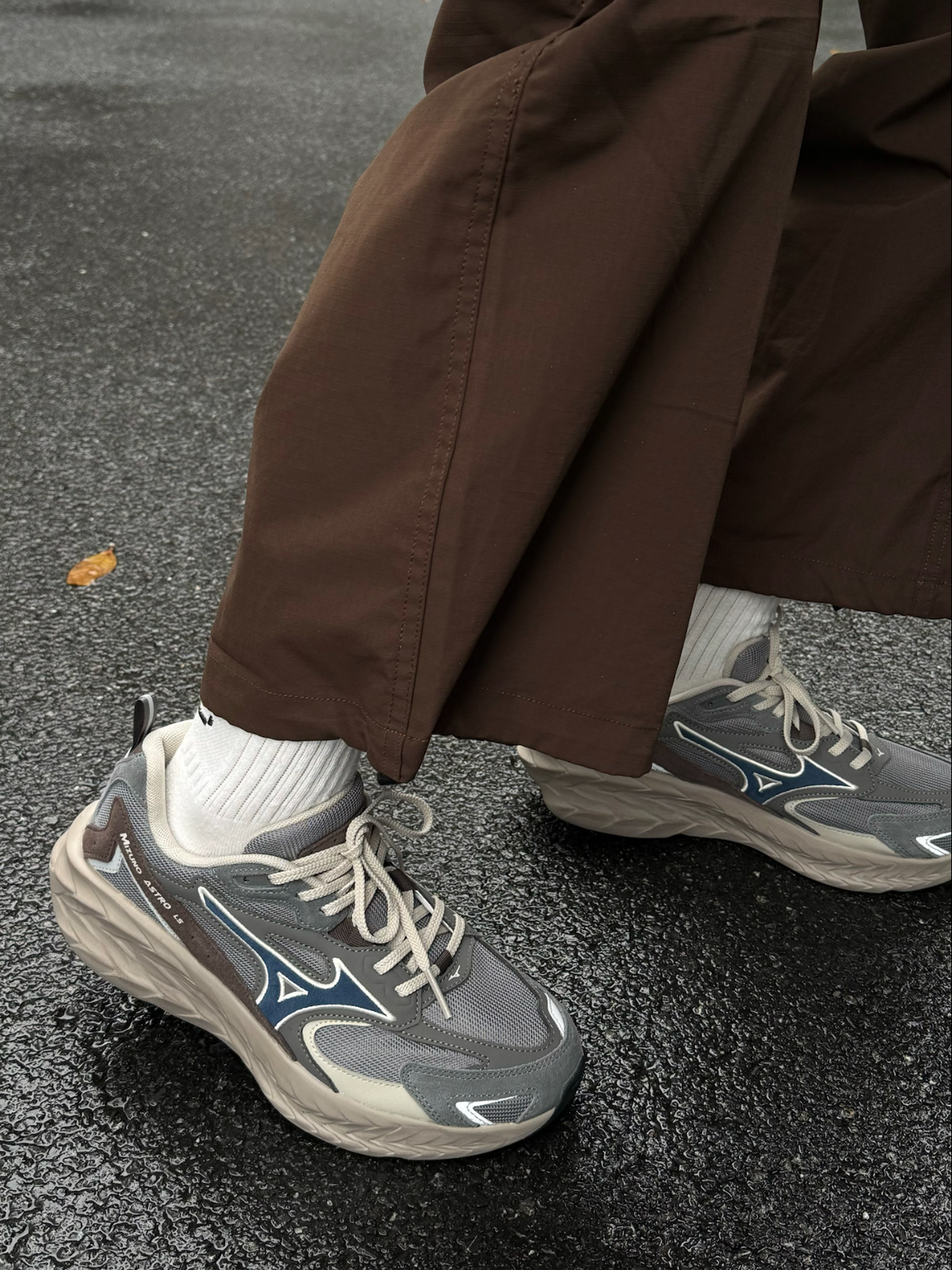 MIZUNO ASTRO LS 機能反光 咖啡灰