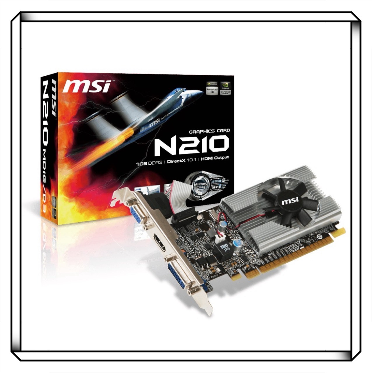 MSI 微星 N210-MD1G D3 顯示卡