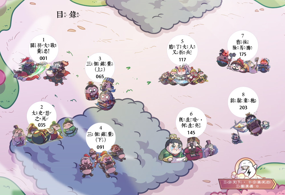 三分天下十分搞笑的三國演義10：關羽戰黃忠／瑜亮之爭／曹操除馬騰──爆笑中學英雄智慧