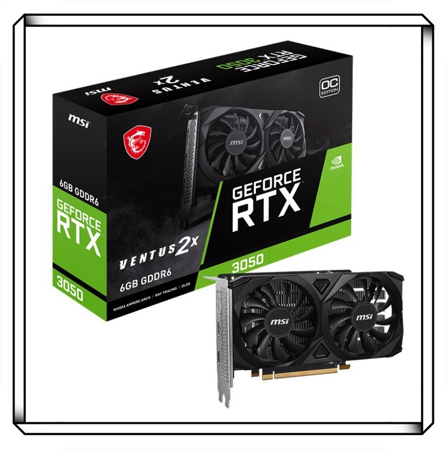 MSI 微星 GeForce RTX 3050 VENTUS 2X 6G OC 顯示卡