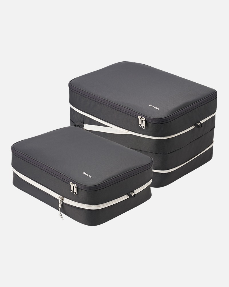 【OMZ x 好用包包 0331】[ZU10] Branden 壓縮收納袋第二代 [XL，炭灰色]