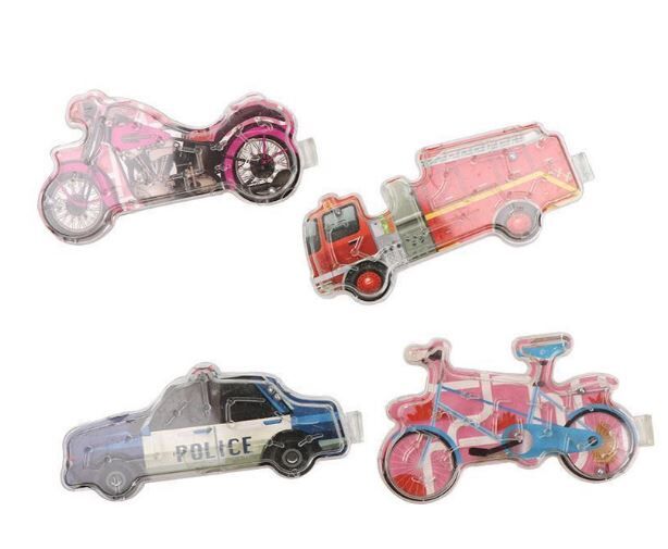 迷宫滚珠 厚纸后背 1套8个 交通款 随机