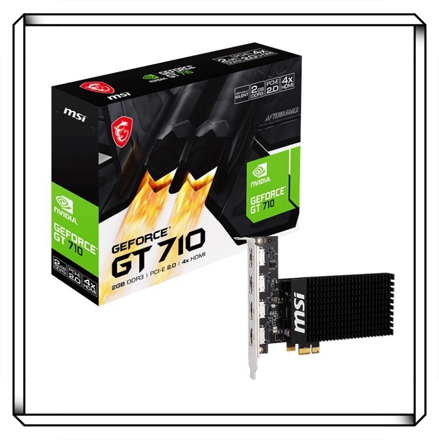 MSI 微星 GT 710 2GD3H 4HDMI 顯示卡